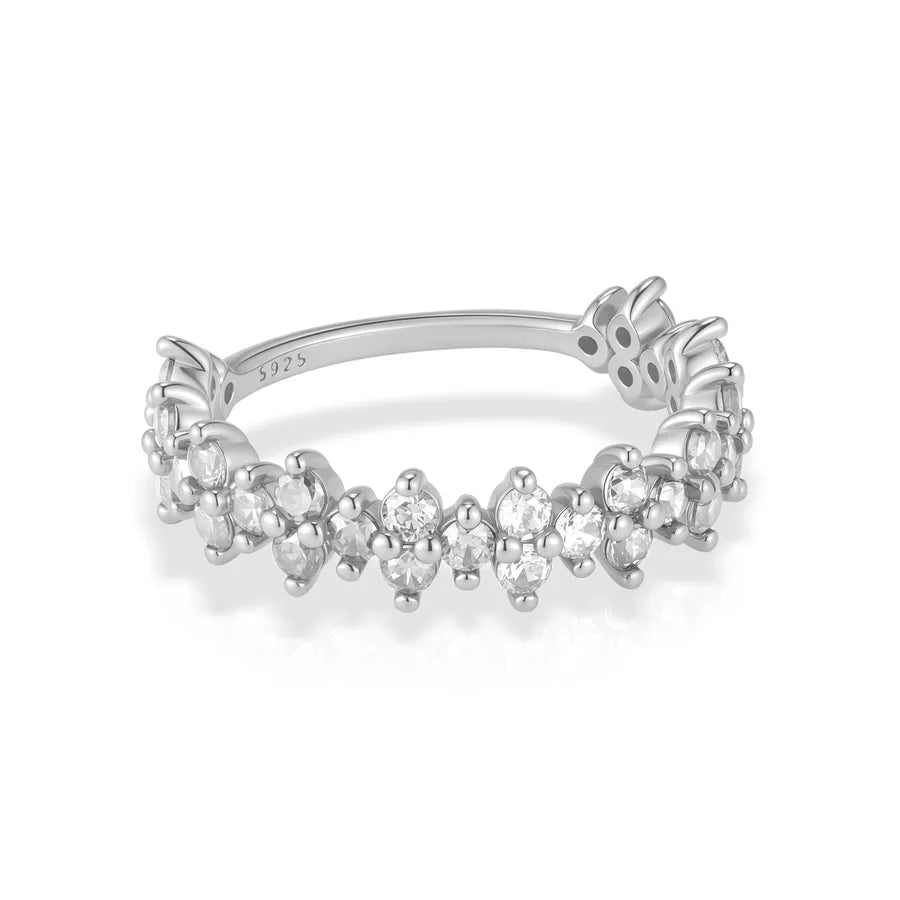 18K Gold Plated 925 Sterling Silver Statement Ring - Audrey