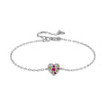 18K Gold Plated 925 Sterling Silver Heart Bracelet - Camila