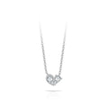 18K Gold Plated 925 Sterling Silver Abstract Heart Necklace - Hannah