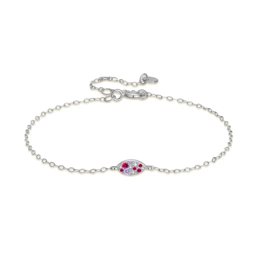 18K Gold Plated 925 Sterling Silver Marquise-shaped Bracelet - Maya