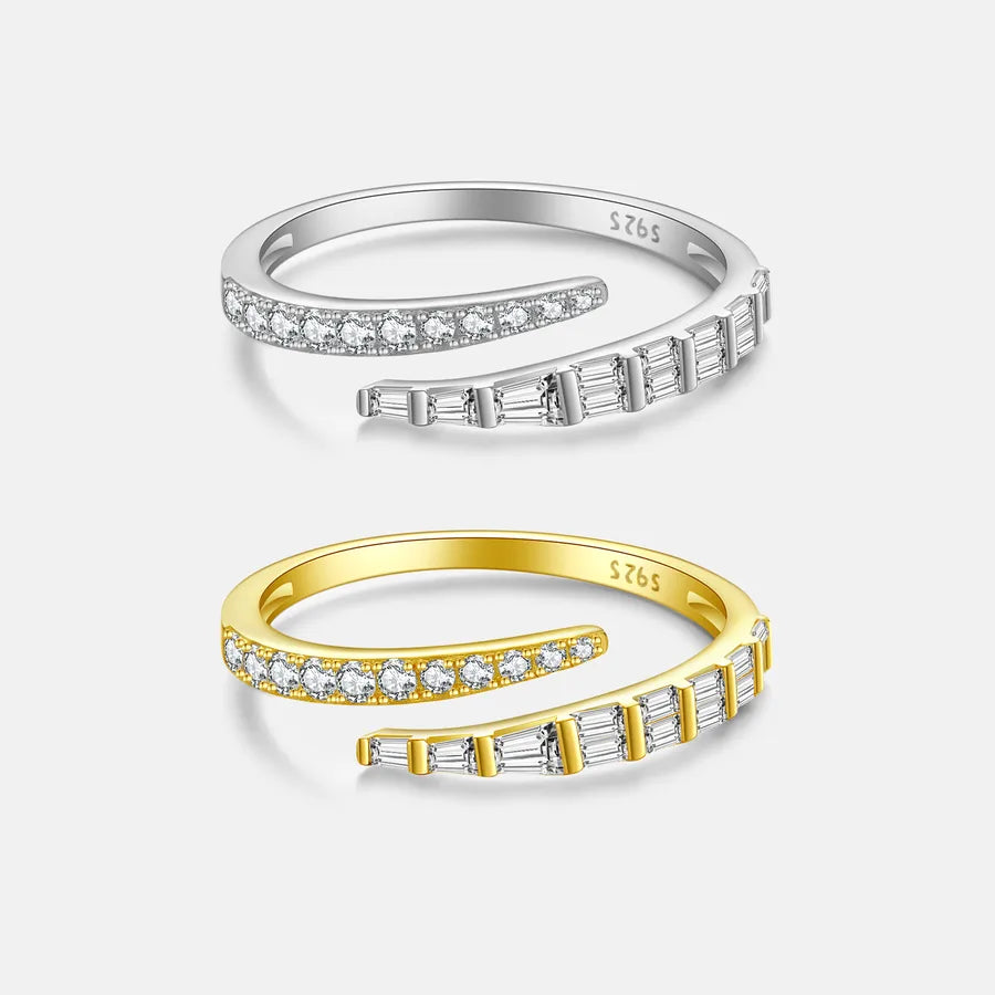 18K Gold Plated 925 Sterling Silver Sculptural Ring - Sabina
