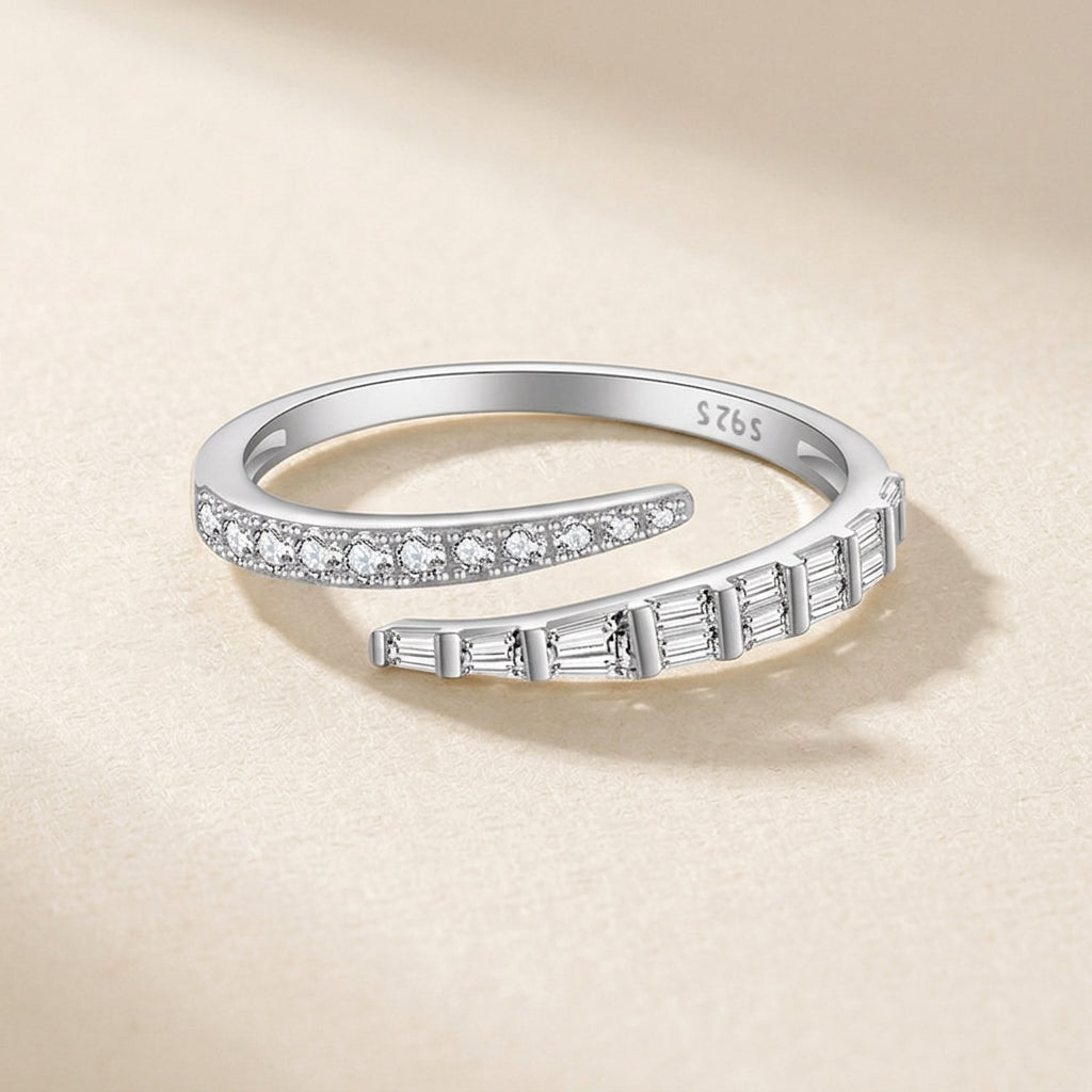 18K Gold Plated 925 Sterling Silver Sculptural Ring - Sabina